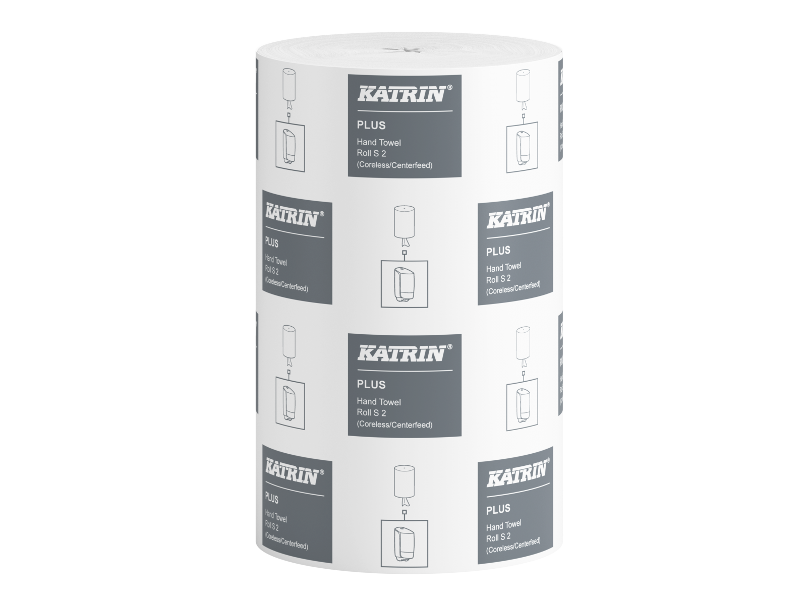 Ręcznik papierowy S Katrin 97494 Plus Premium Celuloza 12 Rolek  2-warstwowy